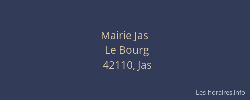 Mairie Jas