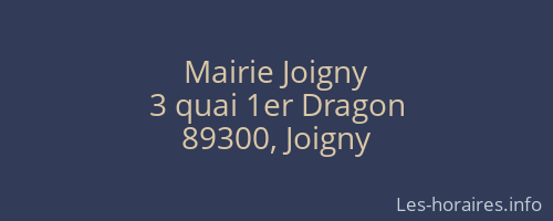Mairie Joigny