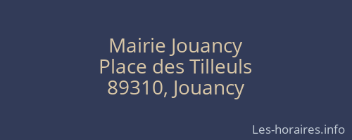 Mairie Jouancy