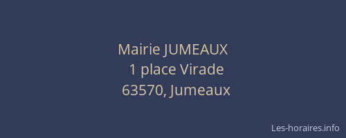 Mairie JUMEAUX