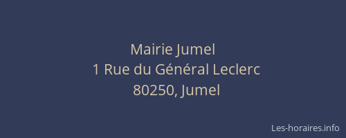 Mairie Jumel