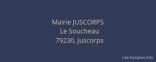 Mairie JUSCORPS