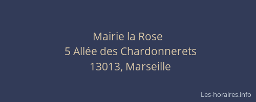 Mairie la Rose