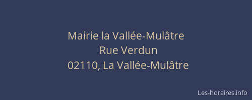 Mairie la Vallée-Mulâtre