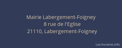 Mairie Labergement-Foigney