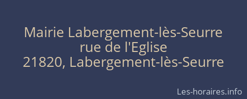 Mairie Labergement-lès-Seurre