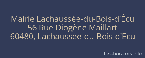 Mairie Lachaussée-du-Bois-d'Écu