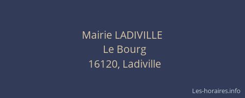 Mairie LADIVILLE