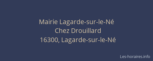 Mairie Lagarde-sur-le-N&eacute;