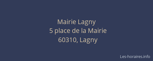 Mairie Lagny
