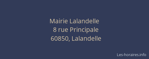 Mairie Lalandelle