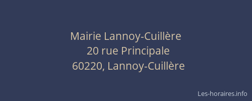 Mairie Lannoy-Cuillère