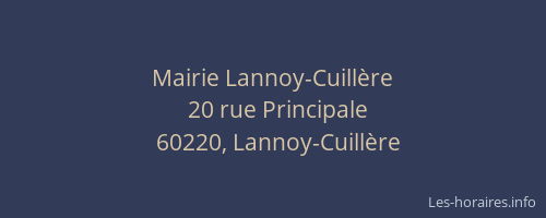 Mairie Lannoy-Cuill&egrave;re