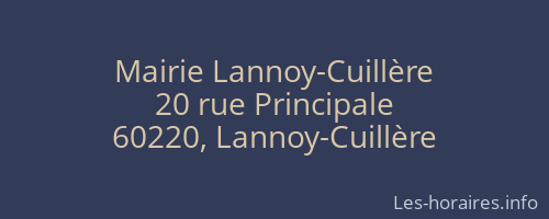 Mairie Lannoy-Cuillère