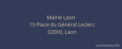 Mairie Laon