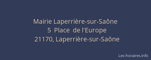 Mairie Laperri&egrave;re-sur-Sa&ocirc;ne