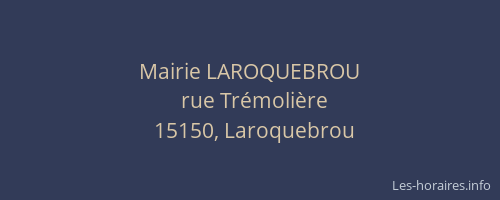 Mairie LAROQUEBROU