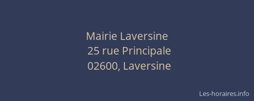 Mairie Laversine