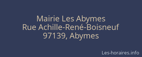 Mairie Les Abymes