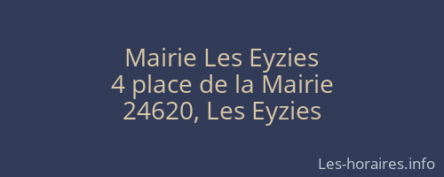 Mairie Les Eyzies