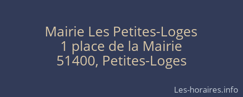 Mairie Les Petites-Loges