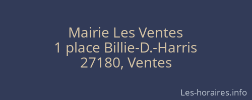 Mairie Les Ventes