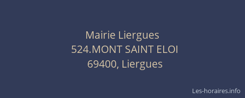 Mairie Liergues