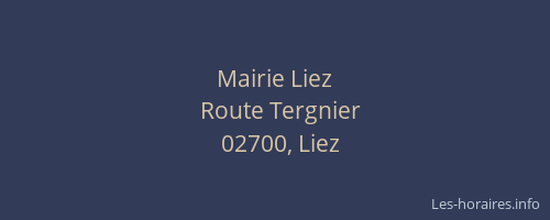 Mairie Liez