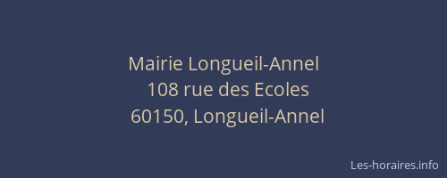 Mairie Longueil-Annel