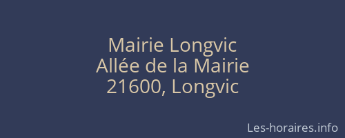 Mairie Longvic