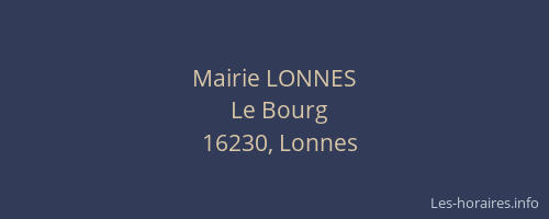 Mairie LONNES