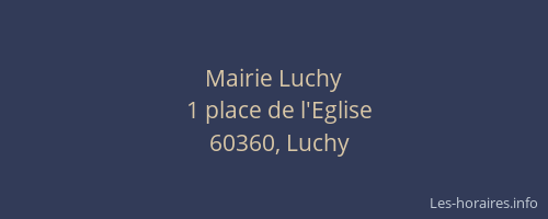 Mairie Luchy