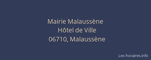 Mairie Malaussène