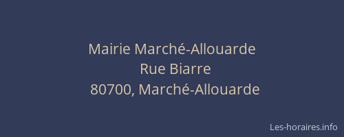 Mairie March&eacute;-Allouarde