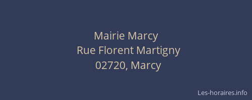 Mairie Marcy