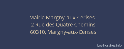 Mairie Margny-aux-Cerises