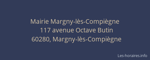 Mairie Margny-lès-Compiègne