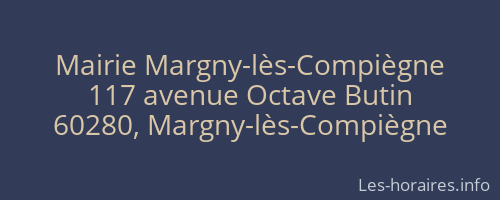 Mairie Margny-lès-Compiègne