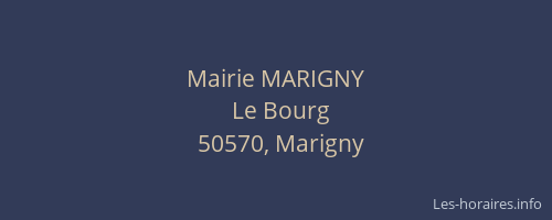Mairie MARIGNY