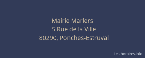 Mairie Marlers