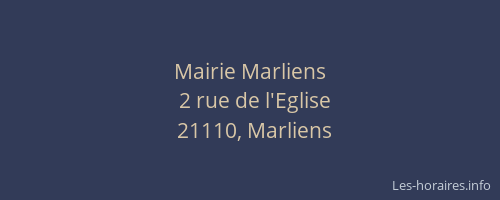 Mairie Marliens