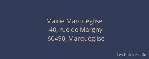 Mairie Marquéglise