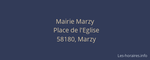 Mairie Marzy
