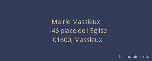 Mairie Massieux