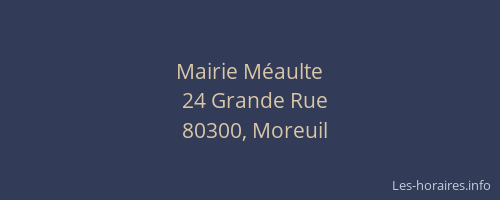 Mairie Méaulte