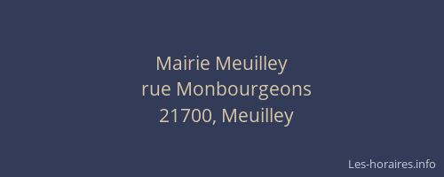 Mairie Meuilley