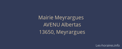 Mairie Meyrargues