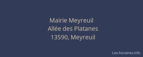 Mairie Meyreuil