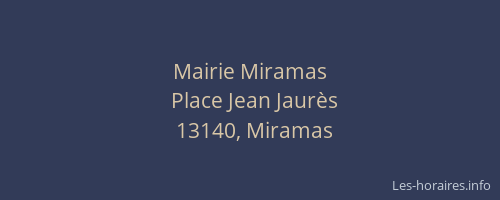 Mairie Miramas