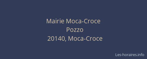 Mairie Moca-Croce